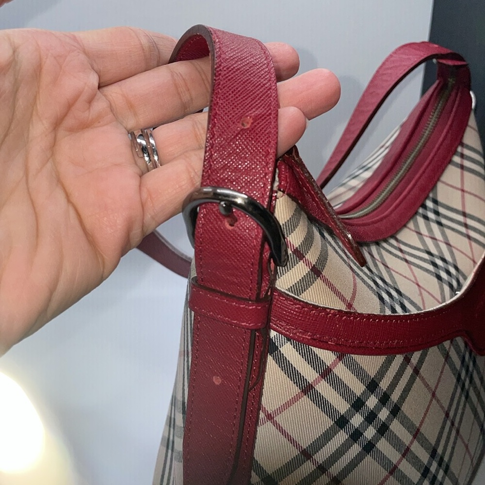 BURBERRY Nova Check Shoulder Bag Purse - Picture 5 of 16